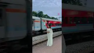 Wait for the End 😅 🚂 #vismayasebastian #trainvideo