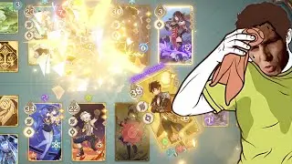 MOST INTENSE 4V4 TCG BATTLE 😰 | Genshin TCG