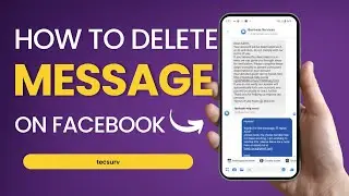 How Do You Delete a Message on Facebook | Facebook Messenger delete Message (Android & iPhone)