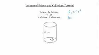 Volume of Prisms and Cylinders