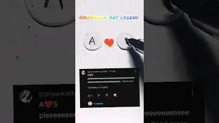 A❤️S Next name?? || A Love S || #art #love #artist #shortvideo