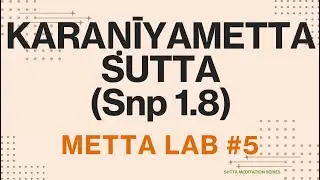 Metta Lab (weekly slow session)  @SuttaMeditationSeries - 18 May 2024