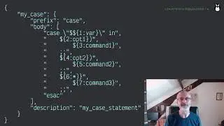 Vscode Snippets for Shell Scripts.