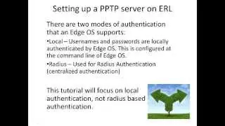 Setting up a PPTP VPN Server on EdgeRouter or Linux