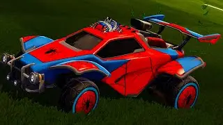 NEW SPIDERMAN CAR IN ROCKET LEAGUE (HAUNTED HALLOWS 2024)