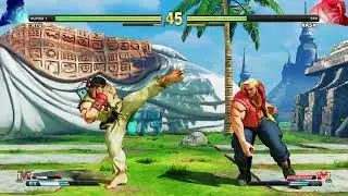 StreetFighterV Ryu vs Nash