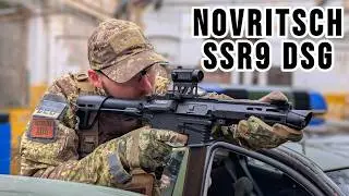 Was für ein Biest! Novritsch SSR9 DSG #airsoft  0,5 Joule