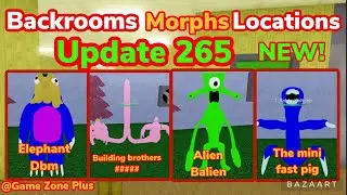 GET ALL MORPHS IN UPDATE 265, ROBLOX BACKROOMS MORPHS  #backrooms #roblox #youtubeshorts