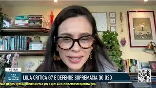 LULA critica G7 e defende supremacia do G20