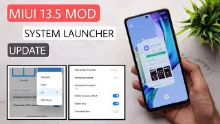 MIUI 13.5 Mod Ios System Launcher Update | 5 New Recent Menu Miui System Launcher ⚡⚡
