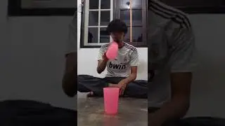 TrickShot! cup flip cup. (PASSED) #Shorts