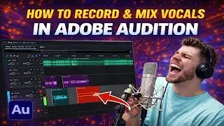 How to Record & Mix Vocals in Adobe Audition (100% STOCK PLUGINS)