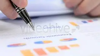Stock Footage - Analyzing Business Economic Growth Possibilities | VideoHive