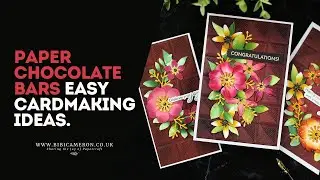 DIY Chocolate Bar Card Ideas | Altenew Chocolate Flowers