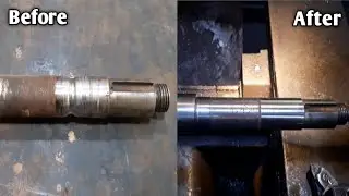 Begini cara saya memperbaiki shaft pompa yang aus