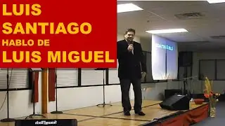 LUIS SANTIAGO TALKS ABOUT HIS RESEMBLANCE TO LUIS MIGUEL