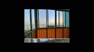 Панорамные окна. Остекление балкона.