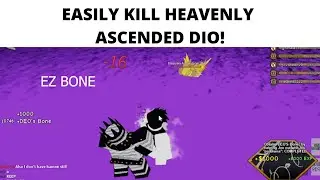 [YBA] How to EASILY kill Heaven Ascended Dio!