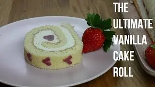 Vanilla cake roll | Valentine's day special