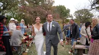 Fall Wedding Under the Trees | Milan, IL