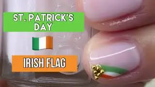 Easy St. Patrick’s Day Irish Flag Nail Tutorial