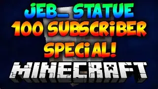 Working Jeb_ Sheep Statue in minecraft! [100 SUBSCRIBER SPECIAL!]