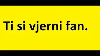 Ako mogu racunati na tebe udji u video