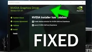 Fix: GeForce Driver 531.61 Installation Failed