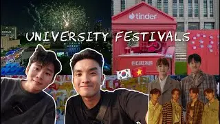 Lễ hội trường đại học ở HÀN QUỐC | Cùng A SÍNG đu Idol Kpop miễn phí trường Konkuk