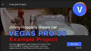 VEGAS PRO 20 Example Project ตัวอย่างไฟล์งานระดับโปร