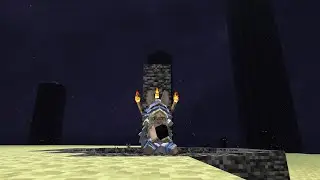the same player who defeated the end... and fell to their death... in this minecraft world.