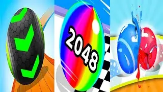 Going Balls - Ball Run 2048 - Level Up Balls Gameplay (iOS, Android) New Update Game 100K Special.☺️