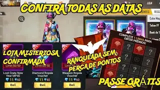 PASSE DE ELITE GRÁTIS, CUBO MÁGICO DE VOLTA, LOJA MISTERIOSA E MAIS