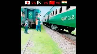 country's fastest train Japan vs Pakistan vs china vs Indian fastest train #viral #shorts  #train