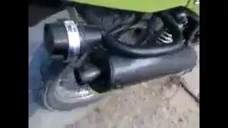 Ява и прямоточный глушитель, звук супер!