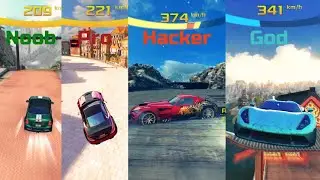 Asphalt 8 Noob vs Pro vs Hacker vs God