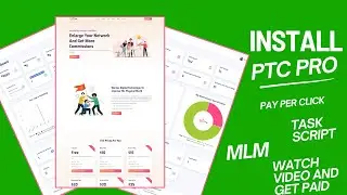 How to Create a  PTC Website ( Watch Video & get Paid) / PTC Pro Script Tutorial