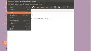 Write and compile a C 