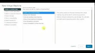 Complete DATACENTER Configuration in VMware7 Part5 | Virtual machine installation