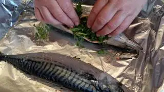 Скумбрия запеченная в духовке