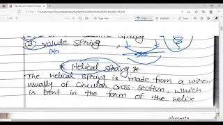 DESIGN OF HELICAL COIL SPRING.  PART   1