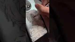 Drawing creative Genshin Impact with light 