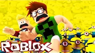 НА НАС НАПАЛИ МИНЬОНЫ на острове выживания 2 ROBLOX #6 ПО РУССКИ видео для детей