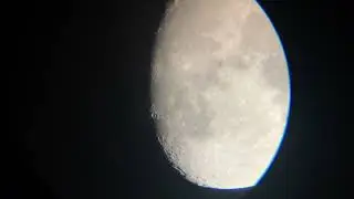 Moon, birds & aircraft