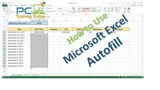 How to use Microsoft Excel Autofill Feature