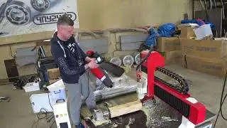 DeskProto 7. Fourth-axis machining. Spiral. Cabriole leg. Video tutorial. Part two.