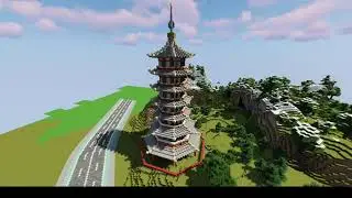 Chinese Pagoda | Minecraft City Building Part 8