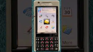 UI of the Sony Ericsson P1i #sonyericsson #symbian #retrophone