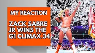 My Reaction + Thoughts -  Zack Sabre Jr Wins G1 Climax 34 | PUSH ZSJ YESTERDAY