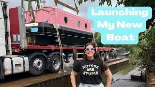 Launching My Brand New 25ft Pink Narrowboat